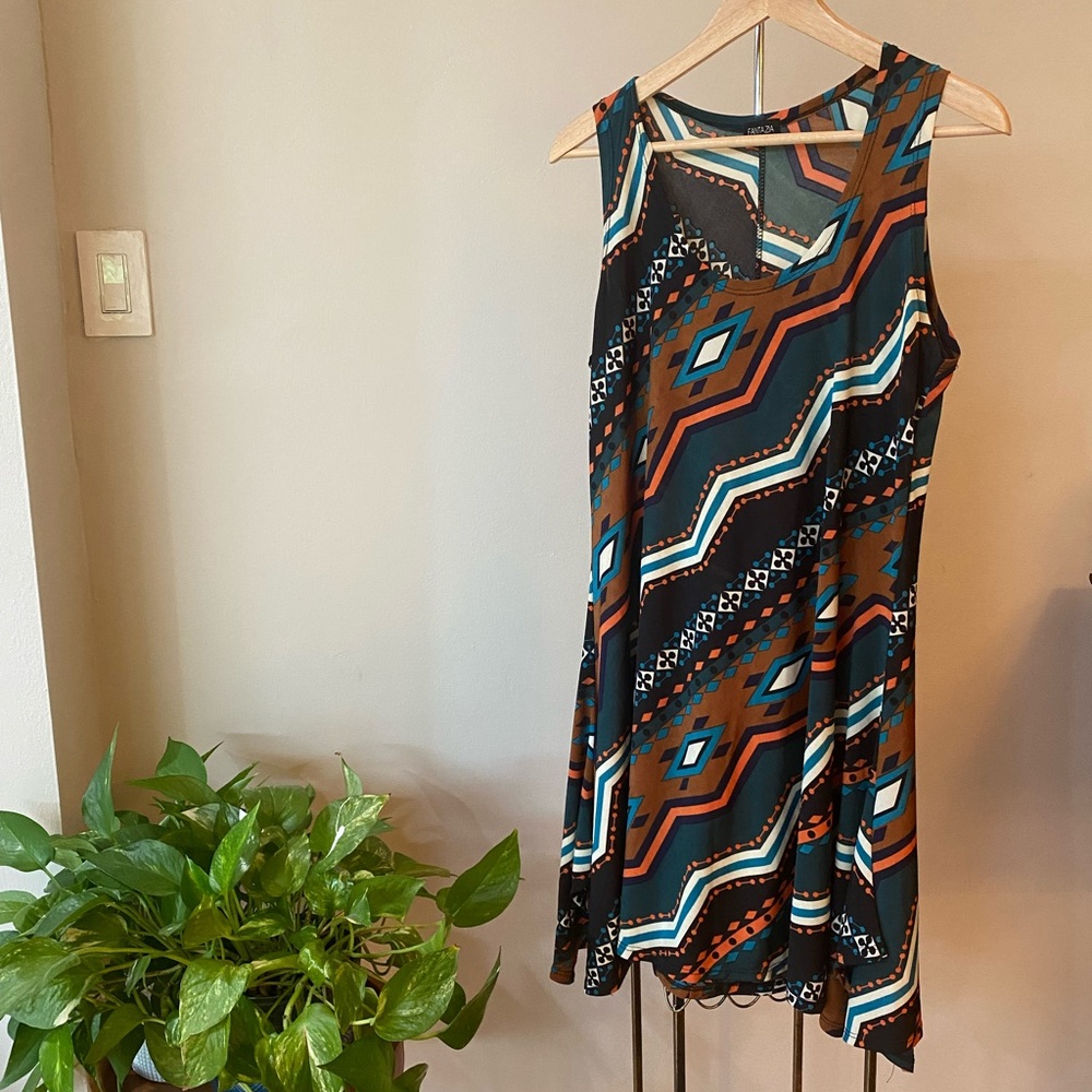 Bright Patterned Dress
